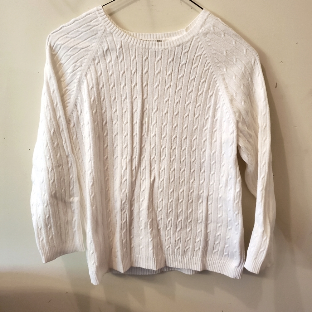 White sweater, vintage